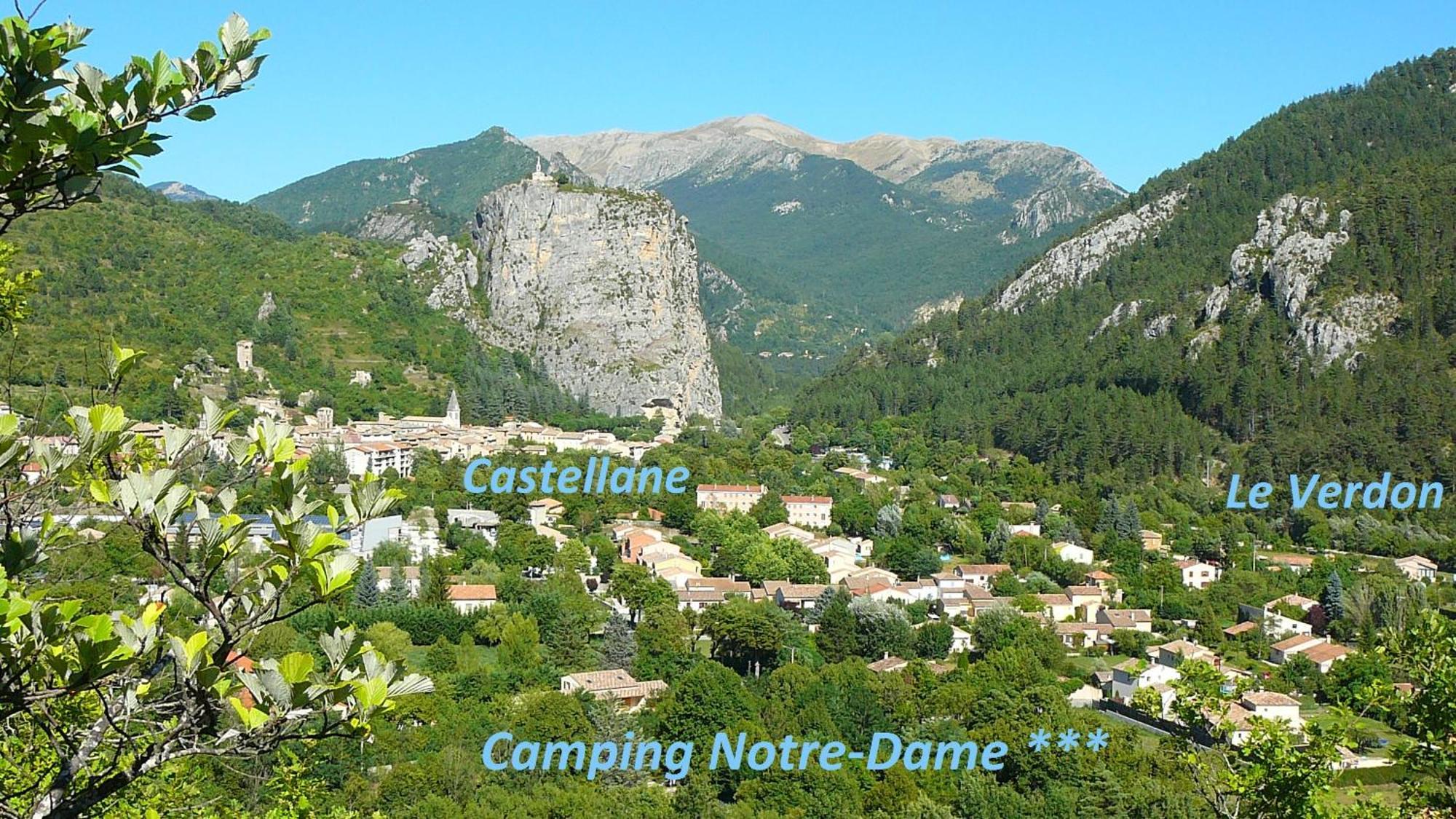 Camping Notre Dame Castellane Bagian luar foto